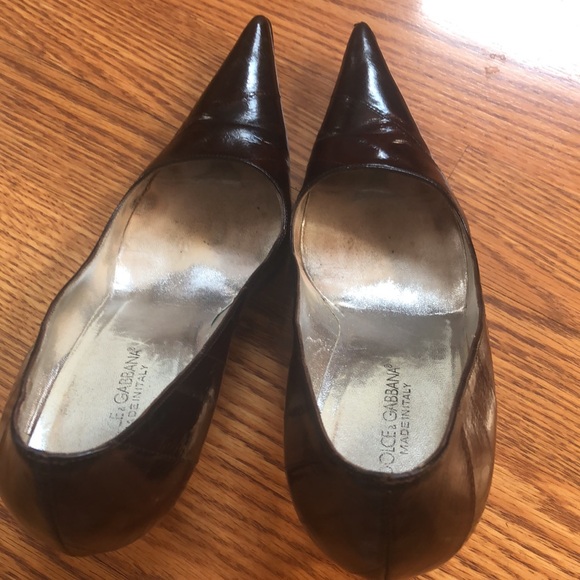 Dolce & Gabbana dark burgundy high heels size 38. - Picture 7 of 13